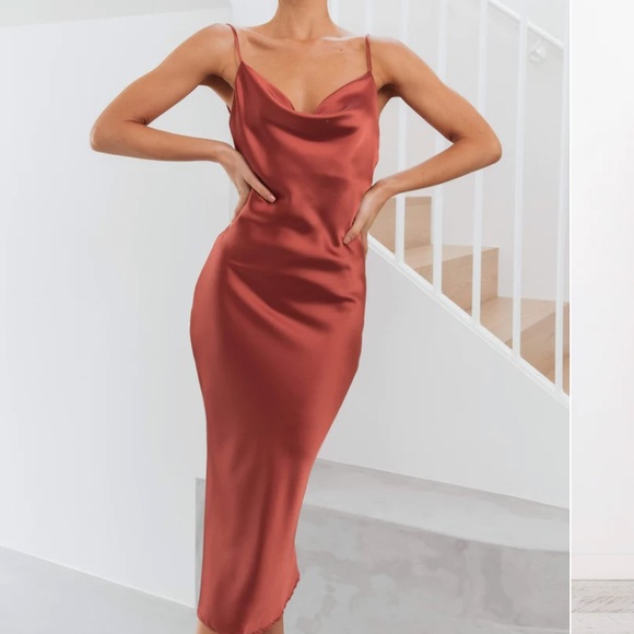 PERSIA DRESS - RUST - Picture 2 of 5